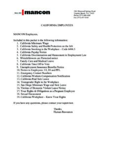 Mancon CALIFORNIA-JAN-2026 - MANCON, LLC